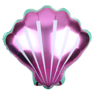 Fa (20"/51 см) Фигура, Морская ракушка, Розовый, 1 шт.