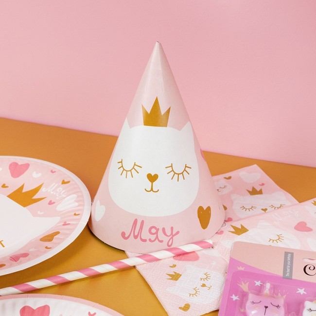 Колпаки, Котенок Принцесса, 6 шт. в упак.