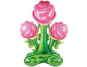 Вз (52"/132 см) AIR ФИГУРА Розы розовые, 1 шт.