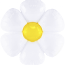 Fa (28''/71 см) Цветок, Ромашка (надув воздухом), Белый, 1 шт.