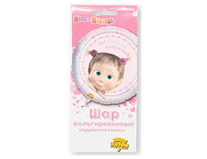 Вз (18''/46 см) Круг, РУС Маша Сердца, 1 шт.