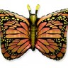Fm (38''/97 см) /Бабочка крылья оранжевые, 1 шт.