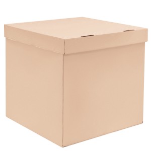 Коробка для воздушных шаров Бежевый, 60*60*60 см, 1 шт.