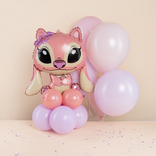 Fa (24''/61 см) Фигура, Любимый монстрик (надув воздухом), Розовый, 1 шт.