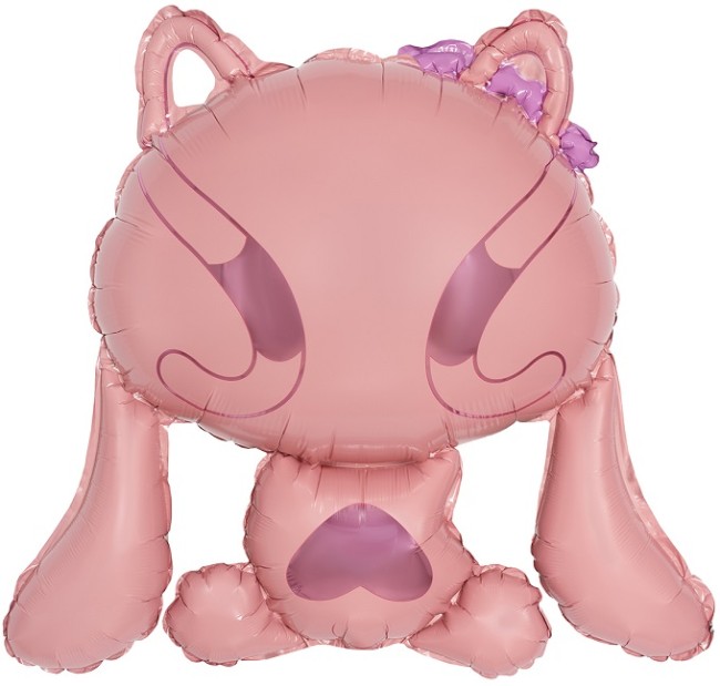 Fa (24''/61 см) Фигура, Любимый монстрик (надув воздухом), Розовый, 1 шт.