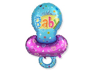 Fm (40"/101 см) ФИГУРА Соска голубая, 1 шт.