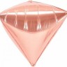 Fa (27"/69 см) Алмаз 3D, Розовое Золото, 1 шт.