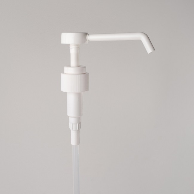 Дозатор ТМ 512 для полимерного геля 0,7 кг, диаметр 2,8 см, длина 23,5 см, Белый, 1 шт.