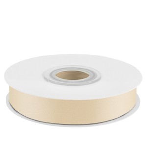 Лента атласная (2,5 см*22,85 м) Белое золото, 1 шт.