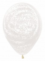 Sp (12''/30 см) /Граффити, Ледяной узор, Прозрачный (390), кристалл, 25 шт.