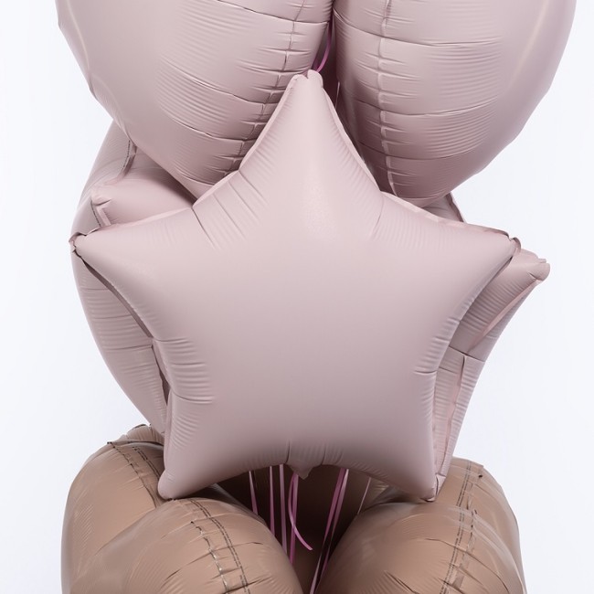 Fm (18''/46 см) Звезда, Пыльная роза, Сатин, 1 шт.