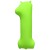 Вз (40''/102 см) Цифра 1, Неон Green, 1 шт. в уп.