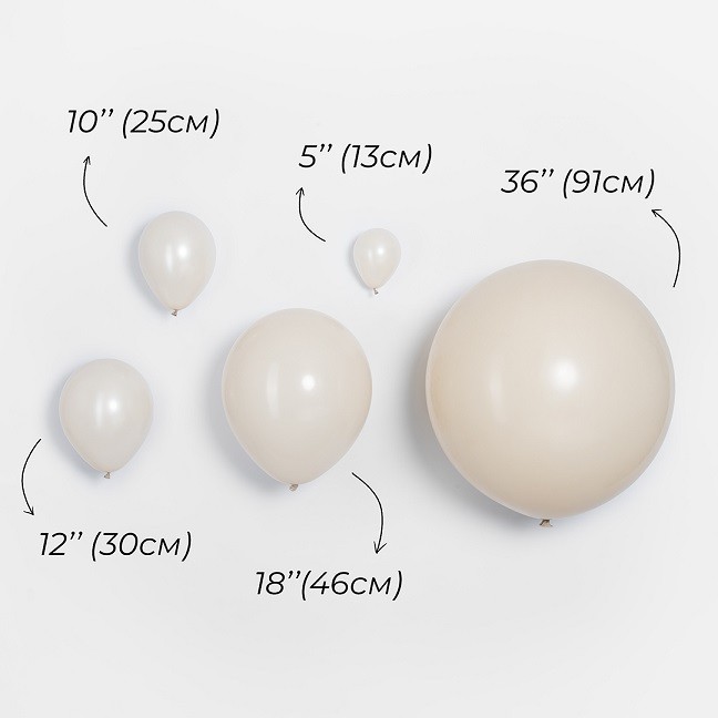 Дб (36''/91 см), Белый песок, пастель ретро, 1 шт.