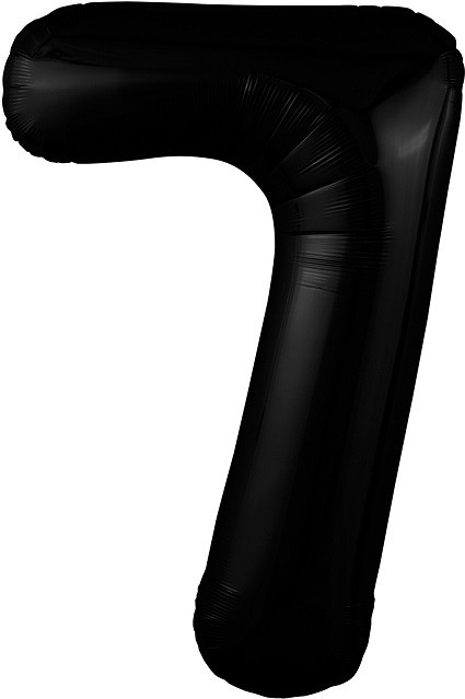 Ag (40"/102 см) Цифра, 7, Slim, Чёрный, в упаковке 1 шт.