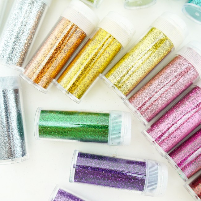 Глиттеры «Блестки» Ассорти в баночках, 24 шт.