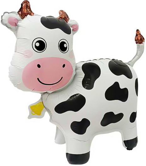 Fa 3D (24''/61 см) Фигура, Милая корова, 1 шт. в уп.
