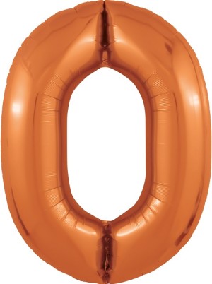 Ag (40''/102 см) Цифра, 0 Slim, Папайя, 1 шт. в уп.