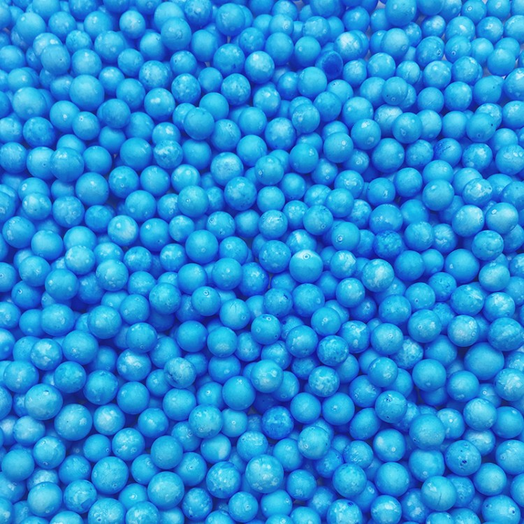 Шарики пенопласт, Голубой, 6-8 мм, 500 мл