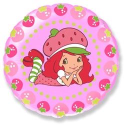 Fm (18"/45см) /Сердце, Клубничка и ягоды, 1 шт.