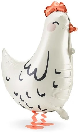 Fa (23''/58 см) Ходячая Фигура, Курица, Белый, 1 шт.