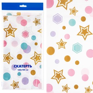 Скатерть одноразовая, Бумфети, 120*180 см, 1 шт.