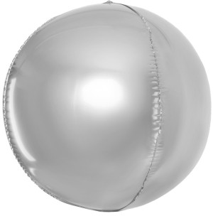 Fa 3D (9''/23 см) Мини-сфера, Серебро, 5 шт. в уп. (цв.этик.)