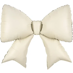 Fa (39''/99 см) Фигура, Бант, Кремовый, Сатин, 1 шт. в уп.