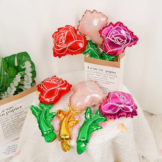 Fa (14''/36 см) Мини-фигура с клапаном, Роза, Нежно-розовый, 5 шт.