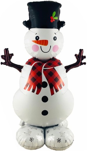 Fa 3D (43''/109 см) Фигура на подставке, Снеговик, 1 шт. в уп.