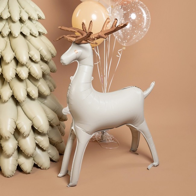 Fa 3D (49''/124 см) Фигура, Олень, Бежевый, Сатин, 1 шт. в уп.