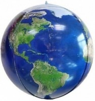 Fa (24''/61 см) Сфера 3D, Планета Земля, 1 шт.