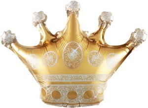 Fa (12''/30 см) Мини-фигура, Корона, Золото, 5 шт.