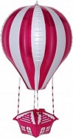 Fa (34"/86 см) Фигура, 3D, Воздушный шар, Аэростат, Красный, 1 шт.