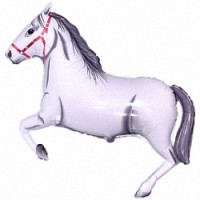 Fm (16''/41см) /Мини-фигура, Лошадь, Белая, 5 шт