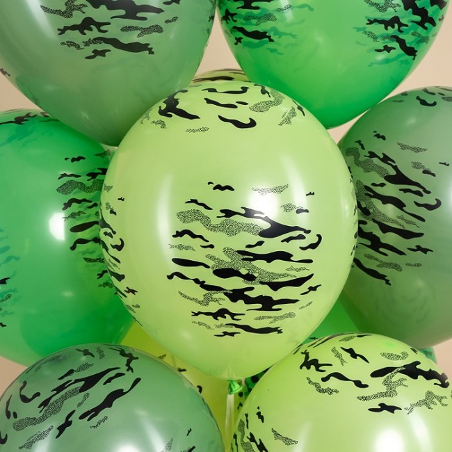 Дб (12''/30 см) Камуфляж, Ассорти, пастель, 5 ст, 25 шт.