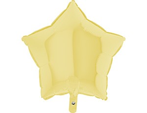 Gr (18''/46 см) ЗВЕЗДА Пастель Matte Yellow 1 шт.