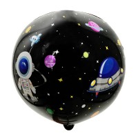 Y Сфера 3D Космос 24"/60см шар фольгированный, 1 шт.