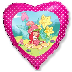 Fm (18"/45см) /Сердце, Клубничка в саду, 1 шт.