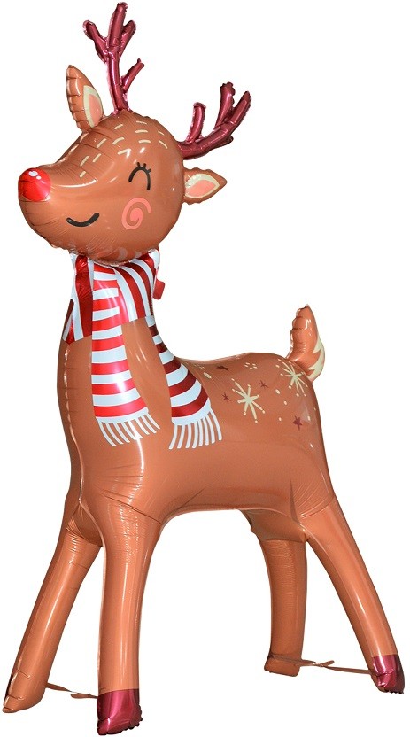 Fa 3D (46''/117 см) Фигура, Новогодний олень, 1 шт. в уп.