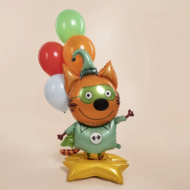 Fa 3D (54''/137 см) Фигура на подставке, Три Кота, Компот, 1 шт. в уп.