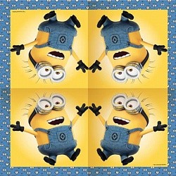 Салфетки Миньоны, 33*33 см, 20 шт
