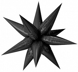 Fa (26''/66 см) Звезда, 3D Составная, Черный, 1 шт. в упак.