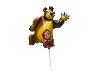 Gr (14''/36см) /Мини-фигура, Маша и Медведь, 5 шт.