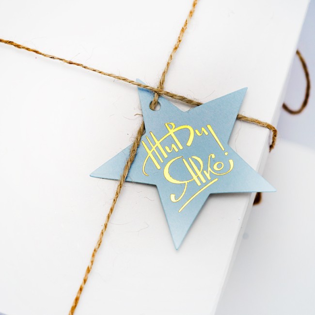 Набор шильдиков для подарков "Пожелания", 6 шт.