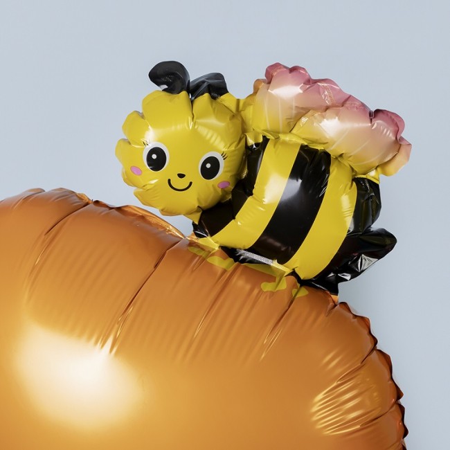 Fa (39''/99 см) Цветок, Ромашка с пчелкой (надув воздухом), Разноцветный, 1 шт.