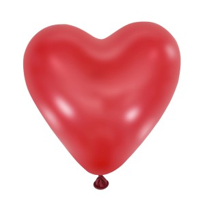 M (5''/13 см) Сердце Декоратор CHERRY RED, 100 шт