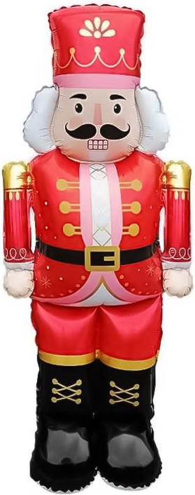 Fa 3D (48''/122 см) Фигура, Щелкунчик, Красный, 1 шт. в уп.