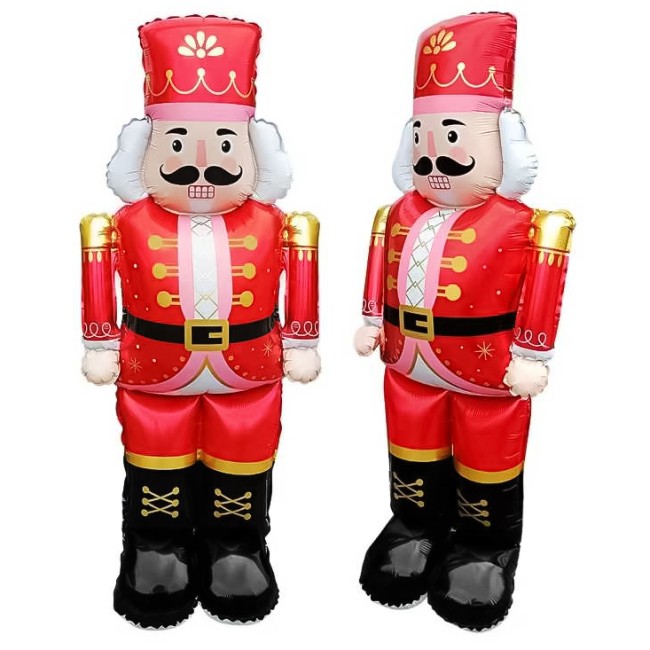 Fa 3D (48''/122 см) Фигура, Щелкунчик, Красный, 1 шт. в уп.