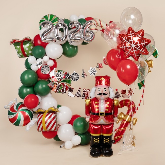 Fa 3D (48''/122 см) Фигура, Щелкунчик, Красный, 1 шт. в уп.