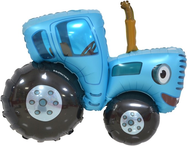 Fa (42''/107 см) Фигура, Синий трактор, 1 шт. в уп.